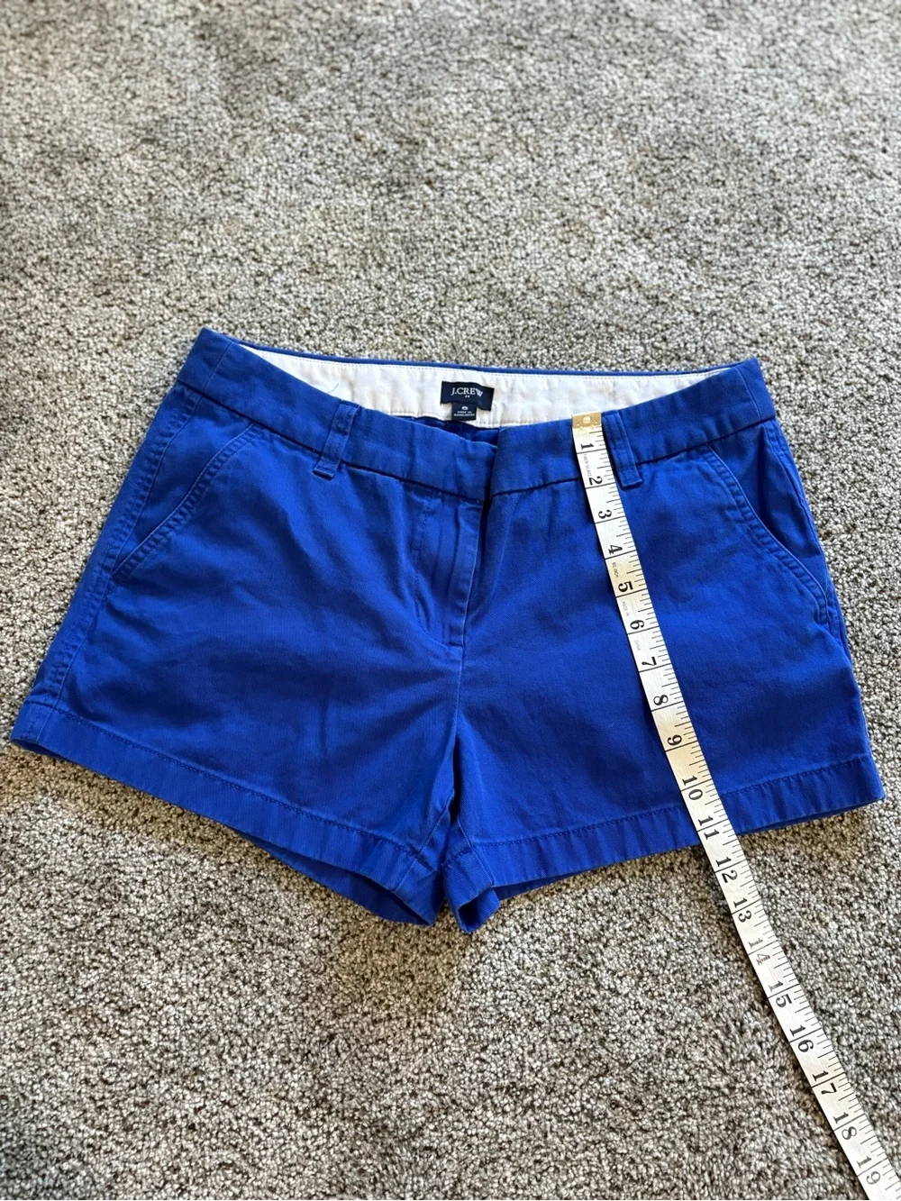 J. Crew Bright Blue Chino Bermuda Shorts